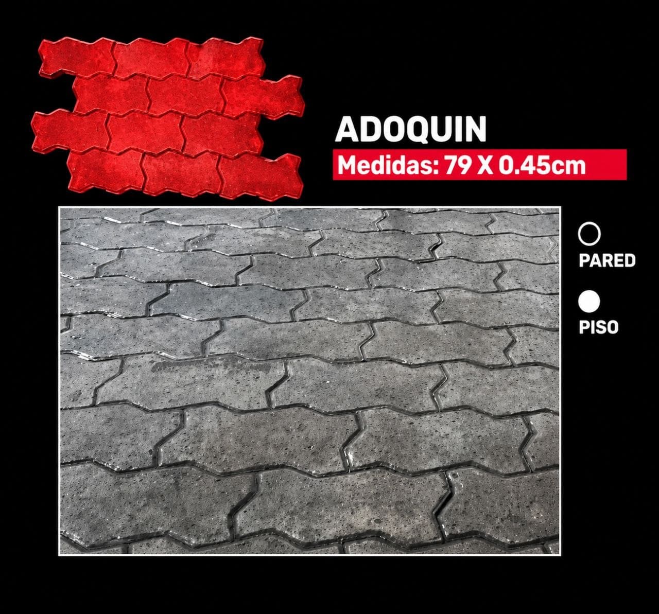 Molde Adoquín