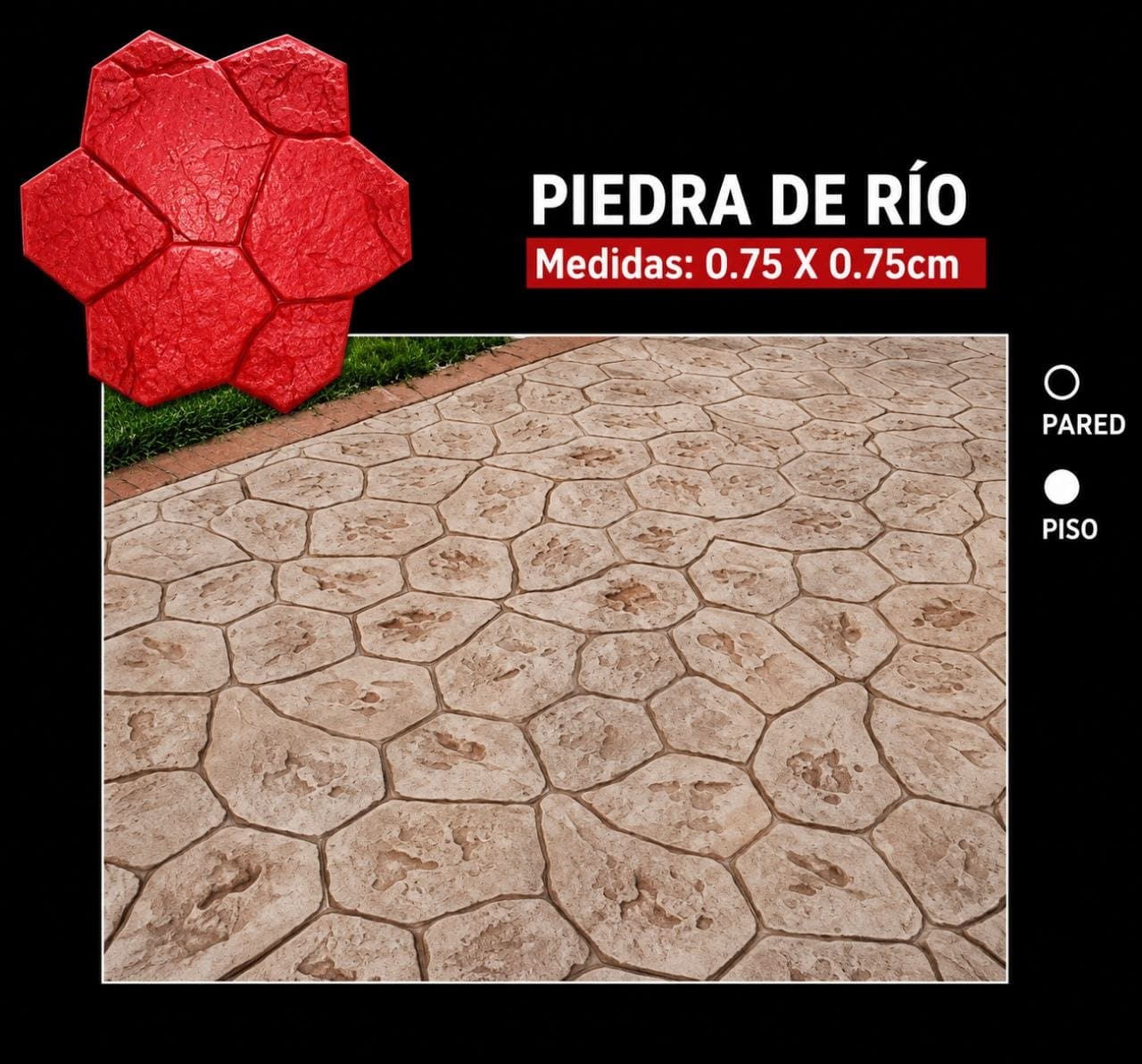 Molde Piedra de Río